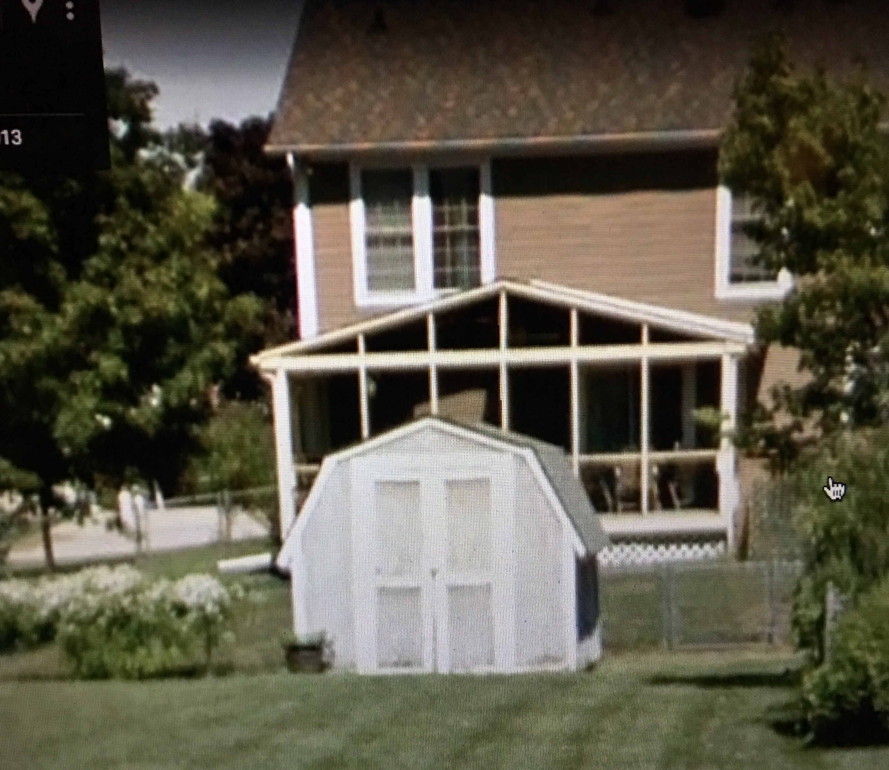 Trevor’s family shed on Madden Place, Fishers, Indiana